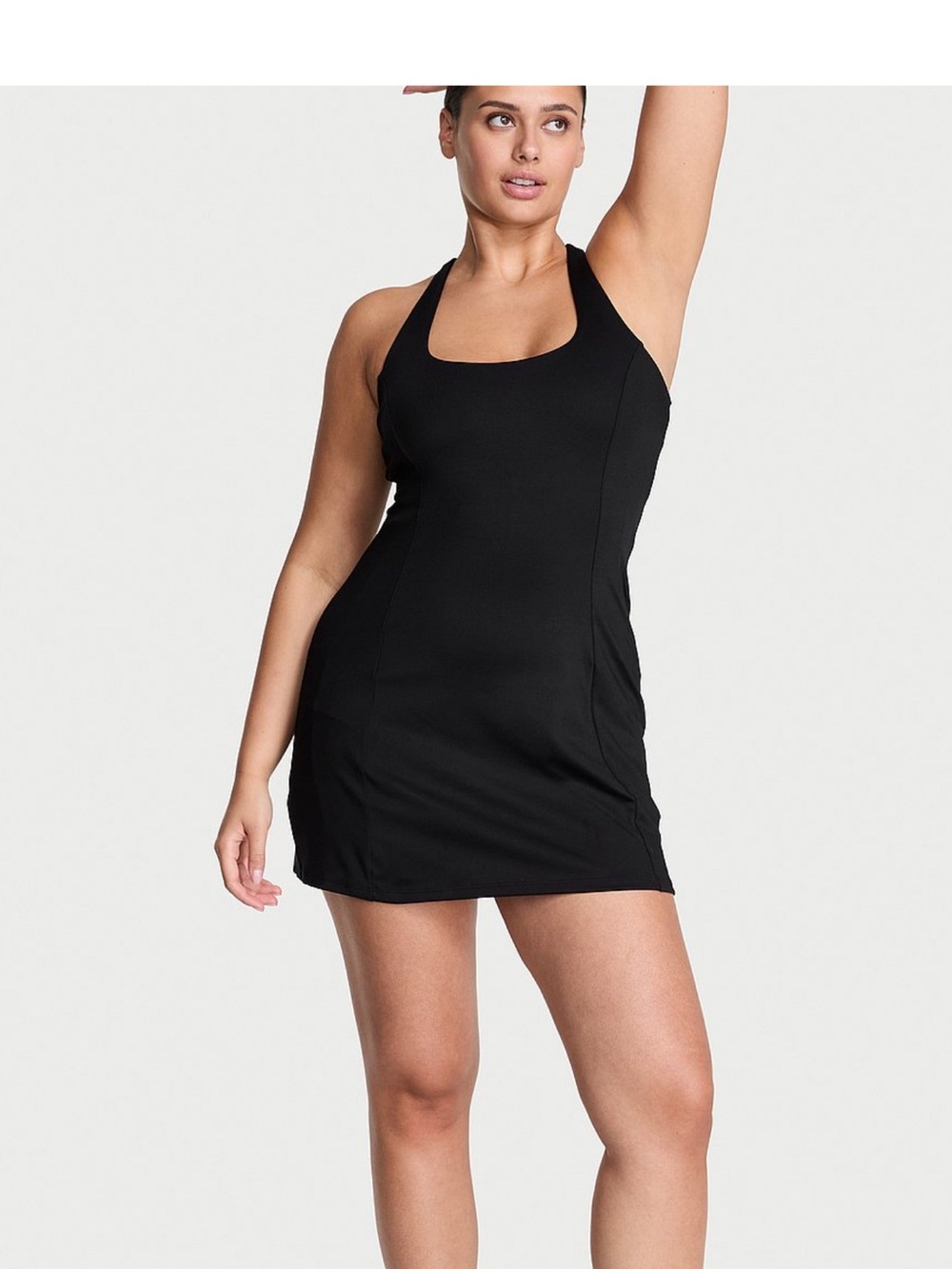 PINK Victoria's Secret Black Halter Swimdress